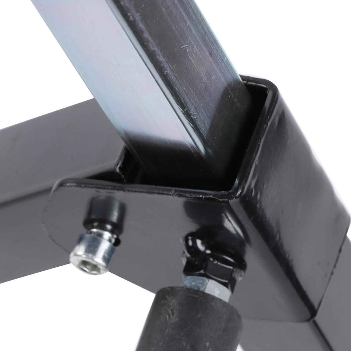 DURAFORCE 2 Pack Folding Height Adjustable 132 lbs Roller Stand 26-3/4" to 42-1/5"