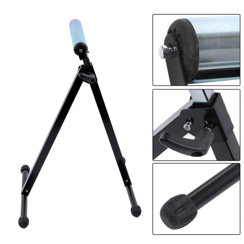 DURAFORCE 2 Pack Folding Height Adjustable 132 lbs Roller Stand 26-3/4" to 42-1/5"