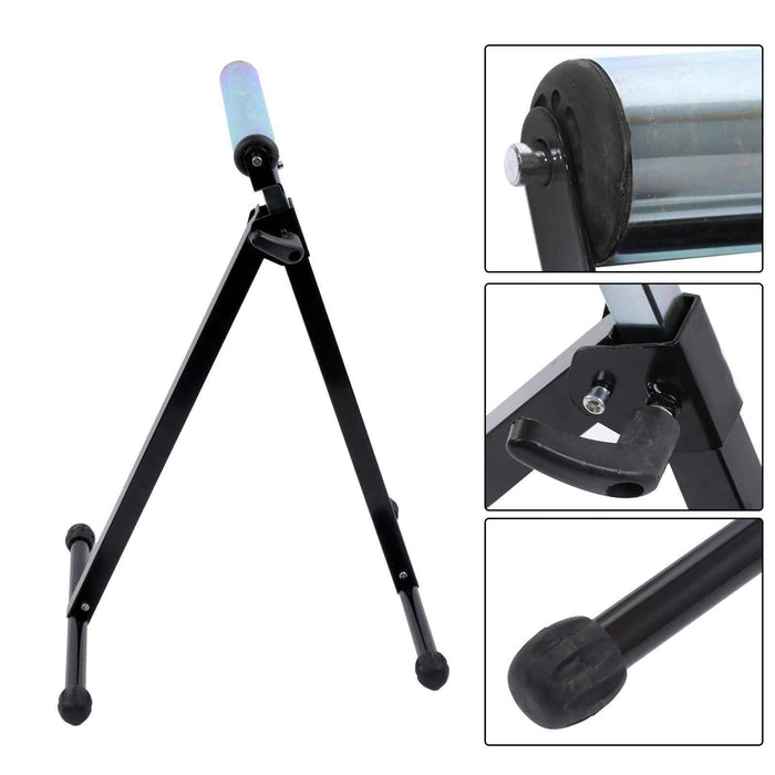 DURAFORCE 2 Pack Folding Height Adjustable 132 lbs Roller Stand 26-3/4" to 42-1/5"