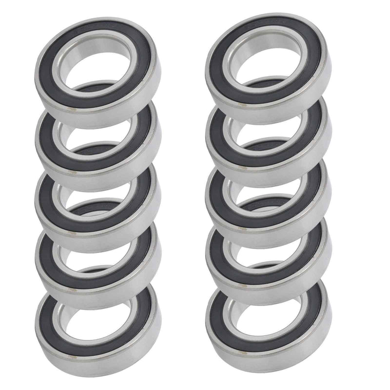 DURAFORCE 10 × 6007-2RS Deep Groove Ball Bearing 35mm Inner Dia 62mm OD 14mm Bore Sealed