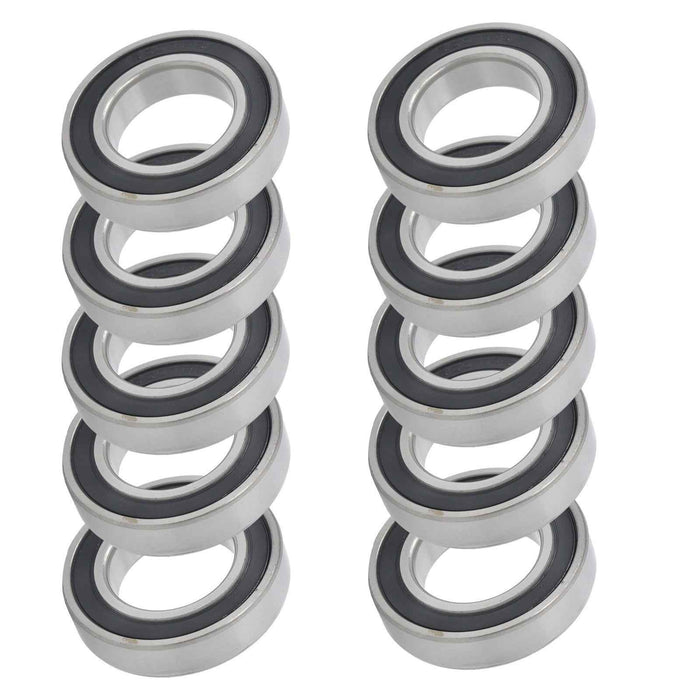 DURAFORCE 10 × 6007-2RS Deep Groove Ball Bearing 35mm Inner Dia 62mm OD 14mm Bore Sealed