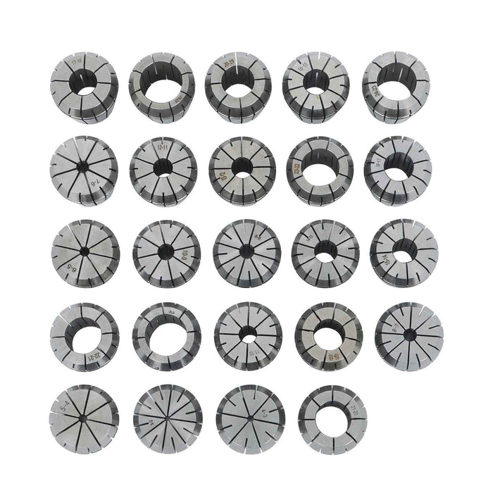 DURAFORCE 24Pack High Precision ER40 Collet Set Metric Size Spring Clamping Collets US