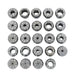 DURAFORCE 24Pack High Precision ER40 Collet Set Metric Size Spring Clamping Collets US