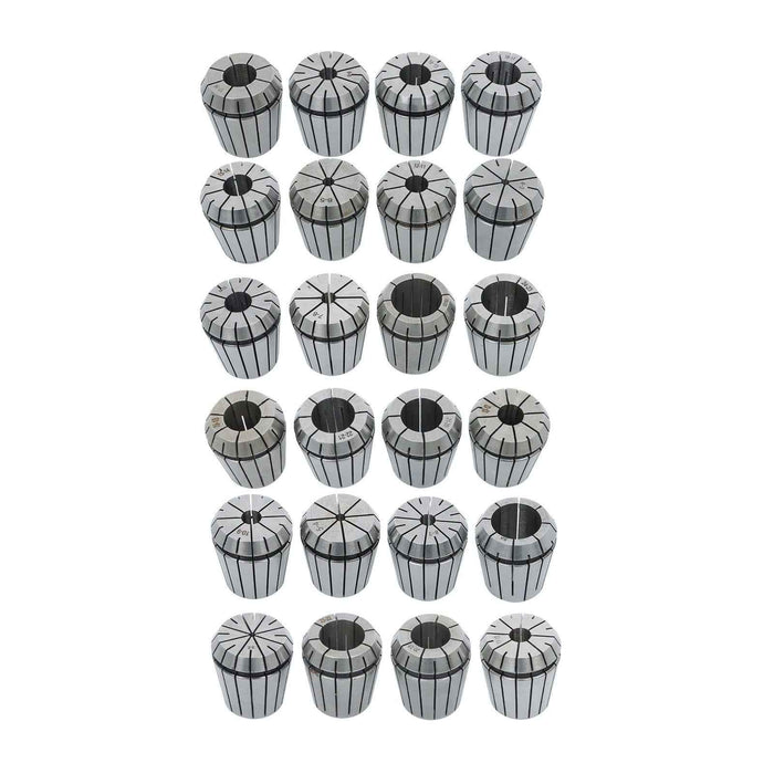 DURAFORCE 24Pack High Precision ER40 Collet Set Metric Size Spring Clamping Collets US