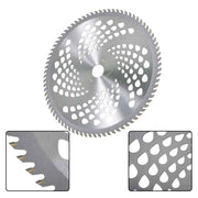 DURAFORCE 2 Pcs 10" x 80T Carbide Tip Brush Blades for Cutter, Trimmer, Weed Eater
