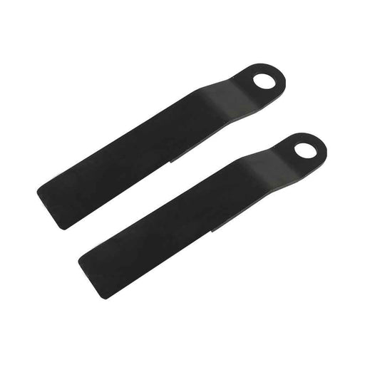 DURAFORCE 2 Pcs Steel Ar400 Mower Heavy Duty For King Skidsteer Brush Hog Cutter Blades