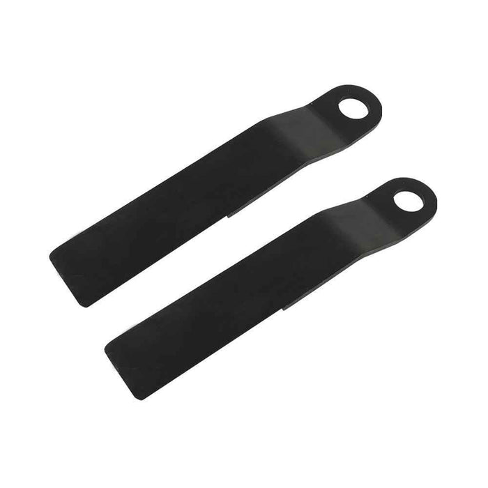 DURAFORCE 2 Pcs Steel Ar400 Mower Heavy Duty For King Skidsteer Brush Hog Cutter Blades