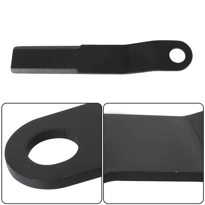 DURAFORCE 2 Pcs Steel Ar400 Mower Heavy Duty For King Skidsteer Brush Hog Cutter Blades