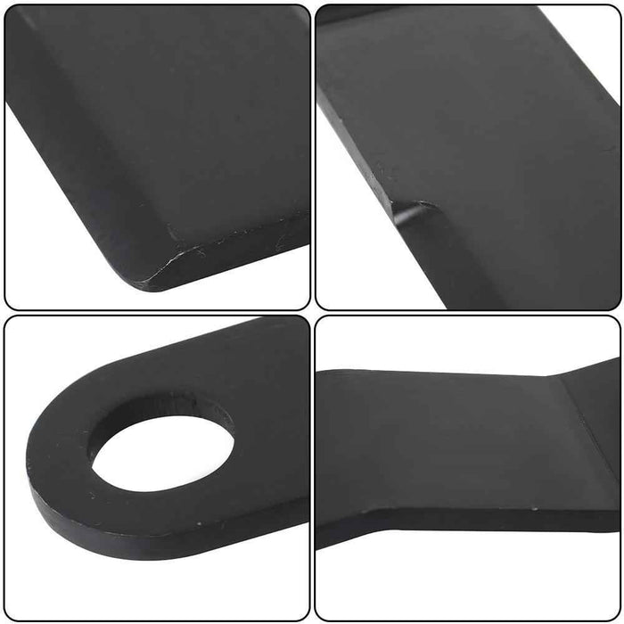 DURAFORCE 2 Pcs Steel Ar400 Mower Heavy Duty For King Skidsteer Brush Hog Cutter Blades