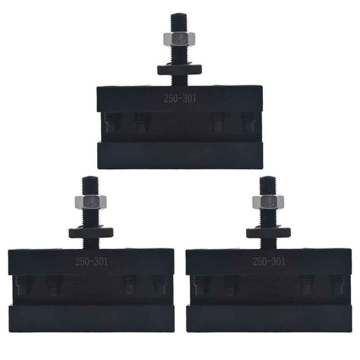 Quick Change Tool Post Turning & Facing Holder For Lathe 3Pack CXA #1 250-301