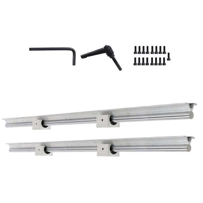 DURAFORCE 2Pack SBR16-800mm Linear Bearings & 4 PCS SBR16UU Carriage Bearing Blocks