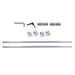 DURAFORCE New 2Pcs SBR16-1500mm Linear Guide Rails W/ 4Pcs SBR16UU Bearing Blocks