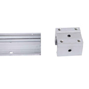 DURAFORCE New 2Pcs SBR16-1500mm Linear Guide Rails W/ 4Pcs SBR16UU Bearing Blocks