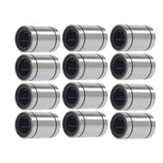 DURAFORCE LM25UU Linear Ball Bearings 12PCS 40mm OD 25mm Bore 59mm Long Linear Bearing