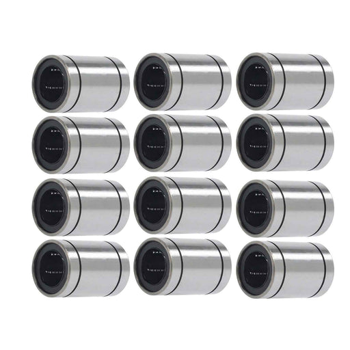 DURAFORCE LM25UU Linear Ball Bearings 12PCS 40mm OD 25mm Bore 59mm Long Linear Bearing