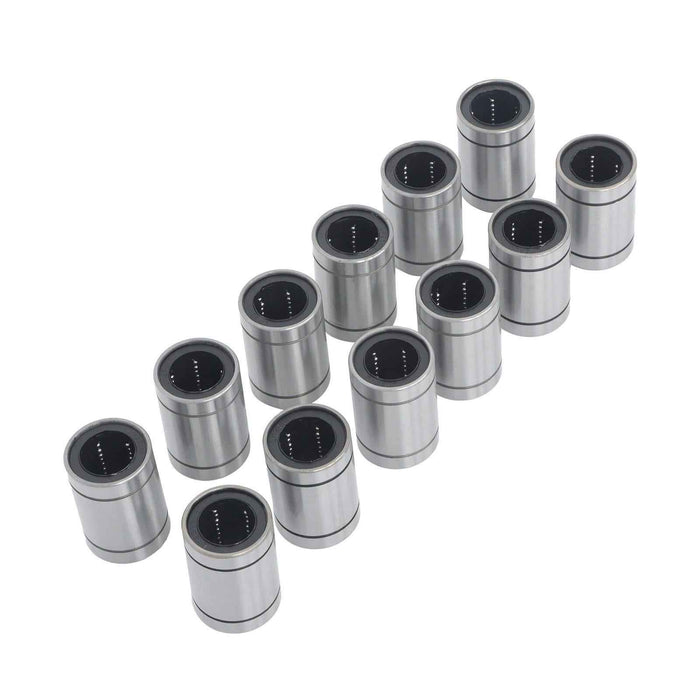 DURAFORCE LM25UU Linear Ball Bearings 12PCS 40mm OD 25mm Bore 59mm Long Linear Bearing