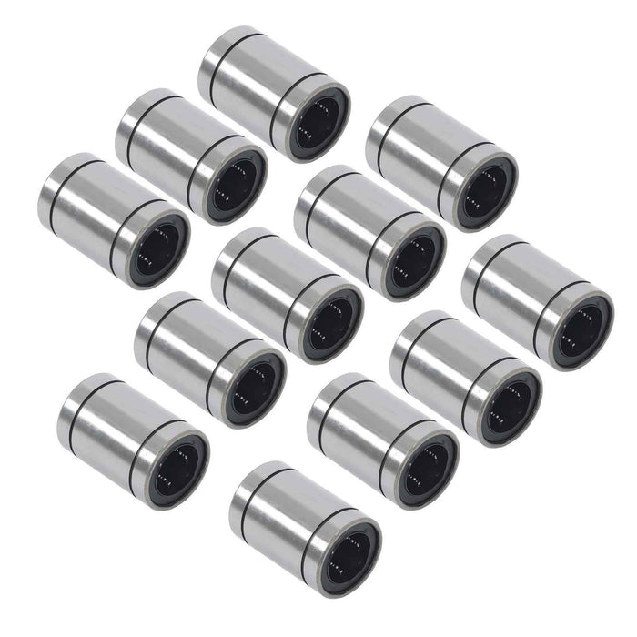 DURAFORCE LM25UU Linear Ball Bearings 12PCS 40mm OD 25mm Bore 59mm Long Linear Bearing