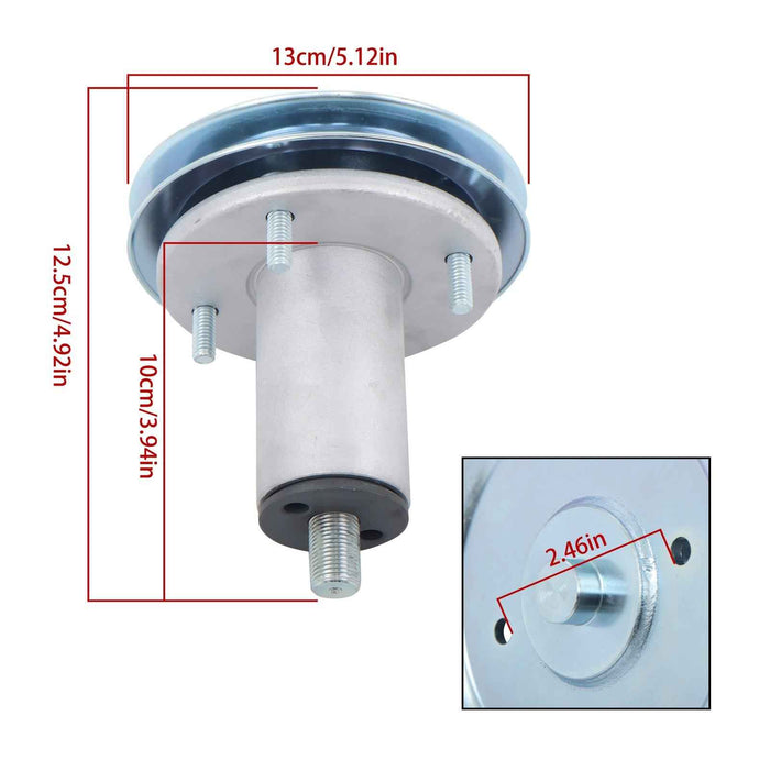 DURAFORCE Spindle Assembly W/ Pulley Deck 52" 51528000 51528000 For Gravely Ariens ZTX 52