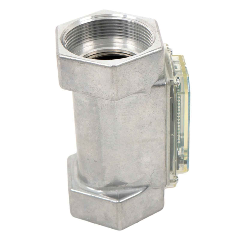 DURAFORCE Flow Rate of 15-132GPM, 2" Digital Turbine Flow Meter, LCD Digital Display