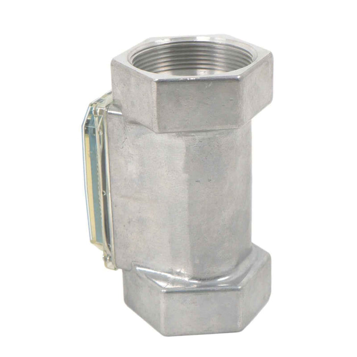 DURAFORCE Flow Rate of 15-132GPM, 2" Digital Turbine Flow Meter, LCD Digital Display