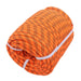 DURAFORCE 6500Lbs 1/2 In × 200 FT 48 Strand Polyester Braided Camping Rope Orange & Black