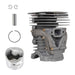 DURAFORCE 44mm Cylinder Piston Rings Pin Assembly Kit For Husqvarna 445 445E 450 Chainsaw
