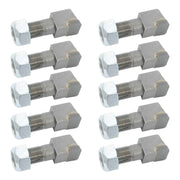DURAFORCE 10pcs Stump Grinder Teeth Fit for Shaver SC50 SC50-H SC25 SC25-H, Size 2-1/2"