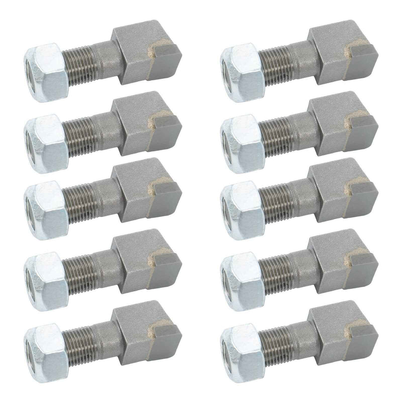 DURAFORCE 10pcs Stump Grinder Teeth Fit for Shaver SC50 SC50-H SC25 SC25-H, Size 2-1/2"