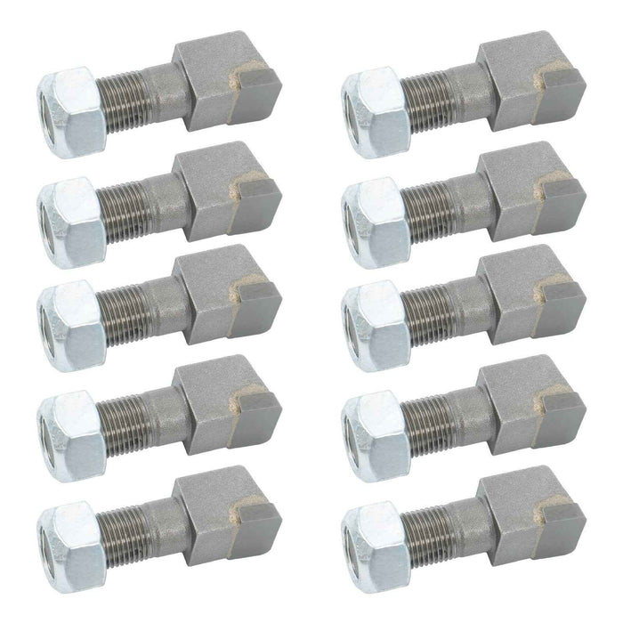 DURAFORCE 10pcs Stump Grinder Teeth Fit for Shaver SC50 SC50-H SC25 SC25-H, Size 2-1/2"