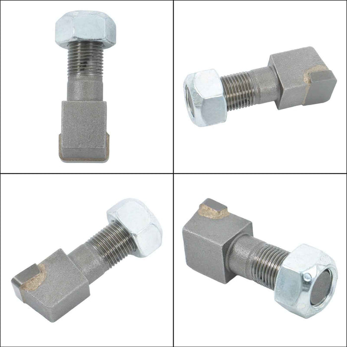 DURAFORCE 10pcs Stump Grinder Teeth Fit for Shaver SC50 SC50-H SC25 SC25-H, Size 2-1/2"