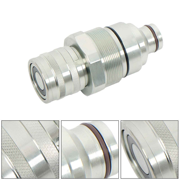 DURAFORCE Female Flat Face Hydraulic Coupler 7246802 for Bobcat T320 T450 T550 T595 T630