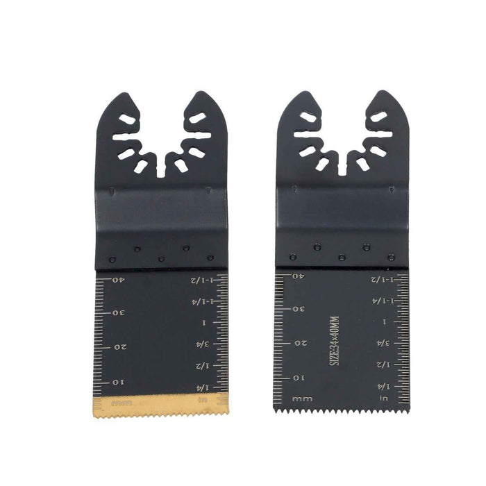 DURAFORCE 1-3/8" 55 Pack Universal Oscillating Tool Blade Wood and Plastic Saw Blades