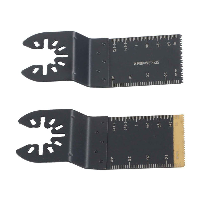 DURAFORCE 1-3/8" 55 Pack Universal Oscillating Tool Blade Wood and Plastic Saw Blades