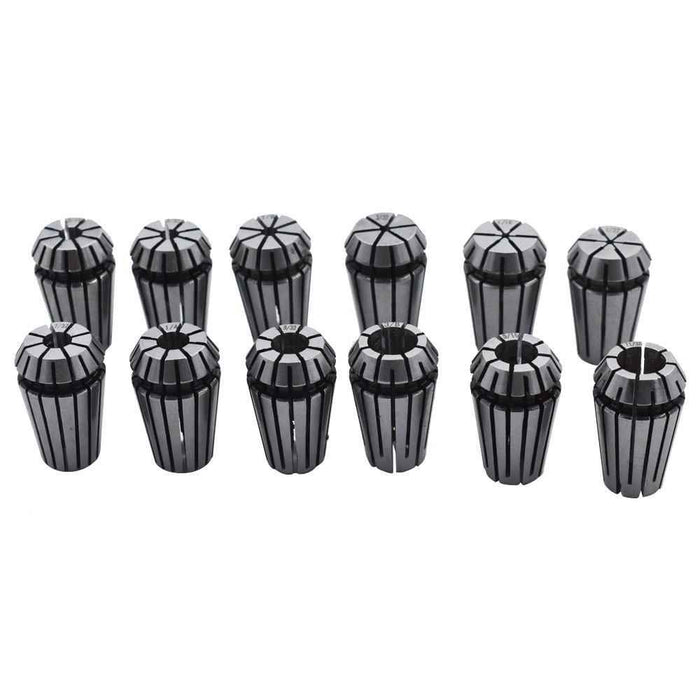 DURAFORCE ER16 Spring Collet Set For CNC Milling Lathe Tool Engraving 1/32"-3/8" 12PCS
