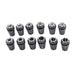 DURAFORCE ER16 Spring Collet Set For CNC Milling Lathe Tool Engraving 1/32"-3/8" 12PCS
