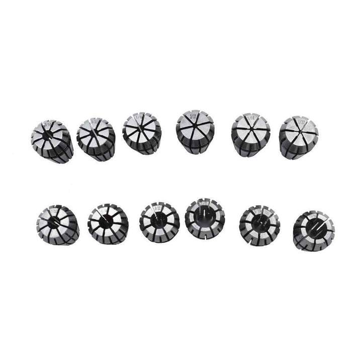 DURAFORCE ER16 Spring Collet Set For CNC Milling Lathe Tool Engraving 1/32"-3/8" 12PCS