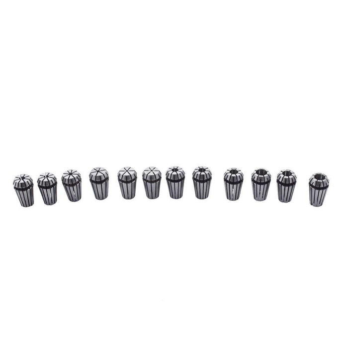 DURAFORCE ER16 Spring Collet Set For CNC Milling Lathe Tool Engraving 1/32"-3/8" 12PCS
