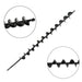 DURAFORCE New 1.75" x 24" Auger Drill Bit Garden Plant Flower Bulb Rapid Planter Spiral