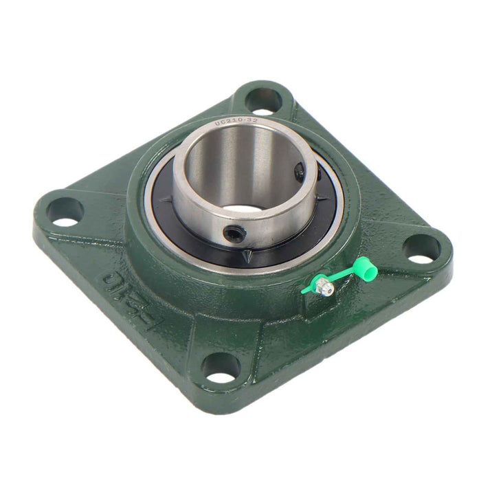 DURAFORCE New 6 Pack UCF210-32 4 Bolt Solid Base Pillow Block Flange Bearing 2" Bore