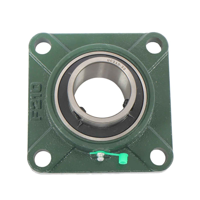 DURAFORCE New 6 Pack UCF210-32 4 Bolt Solid Base Pillow Block Flange Bearing 2" Bore