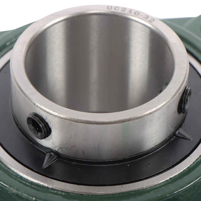 DURAFORCE New 6 Pack UCF210-32 4 Bolt Solid Base Pillow Block Flange Bearing 2" Bore