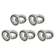 DURAFORCE Double Rubber Seal Bearings 10Pcs R24-2RS 1-1/2" × 2-5/8" × 9/16" Bore Sealed