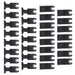 DURAFORCE 15Pcs 1-3/8" & 15Pcs 1-3/4" Bi-Metal Oscillating Multi Tool Saw Blades Set 30Pcs