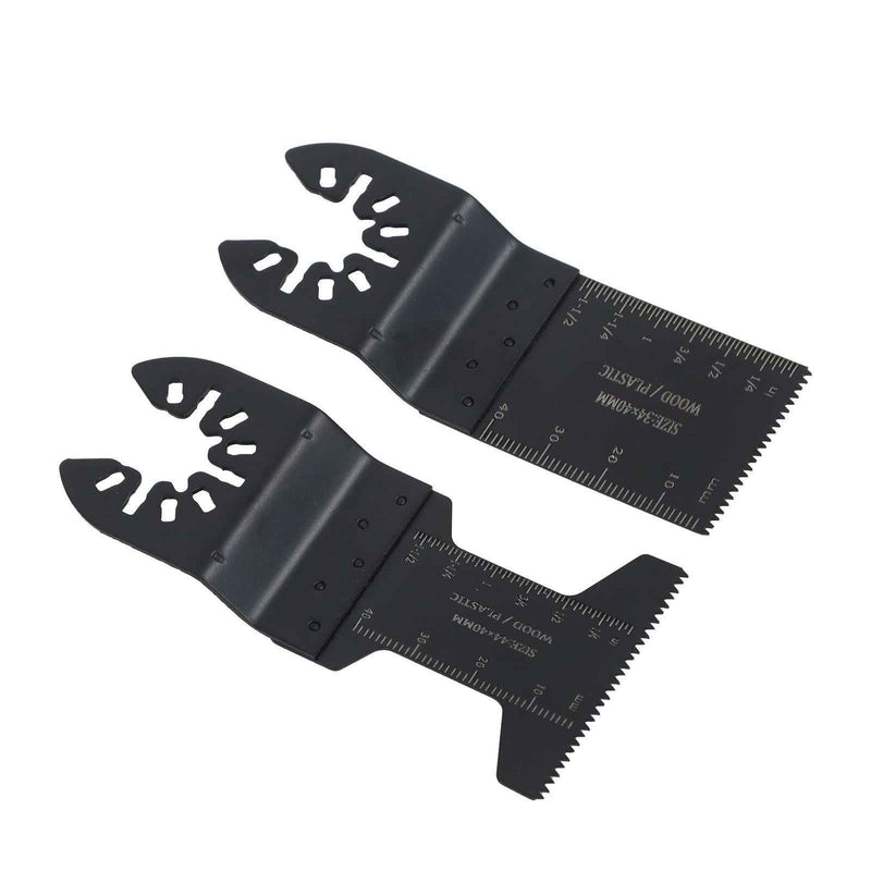 DURAFORCE 15Pcs 1-3/8" & 15Pcs 1-3/4" Bi-Metal Oscillating Multi Tool Saw Blades Set 30Pcs