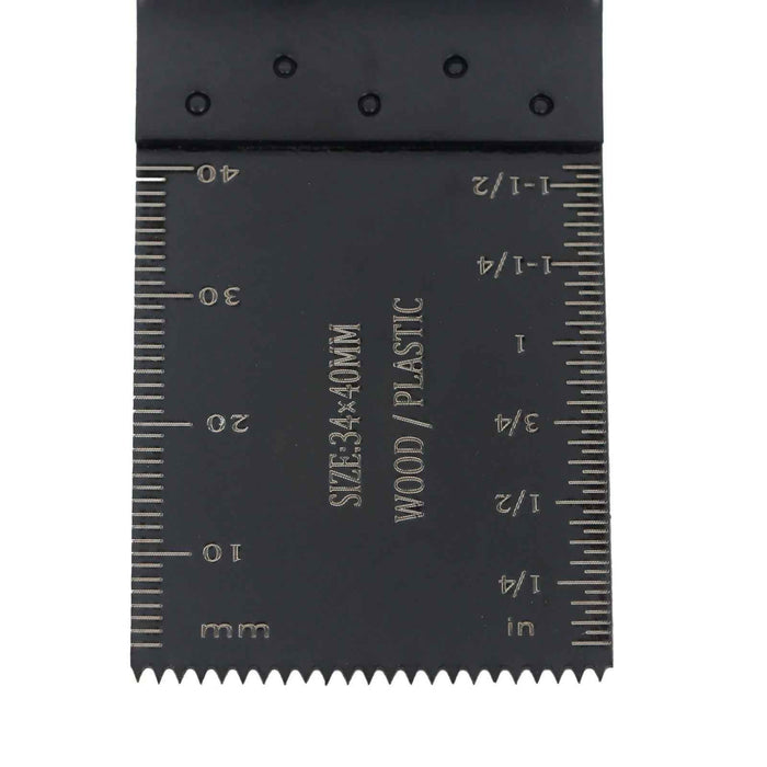 DURAFORCE 15Pcs 1-3/8" & 15Pcs 1-3/4" Bi-Metal Oscillating Multi Tool Saw Blades Set 30Pcs