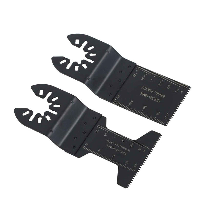 DURAFORCE 15Pcs 1-3/8" & 15Pcs 1-3/4" Bi-Metal Oscillating Multi Tool Saw Blades Set 30Pcs