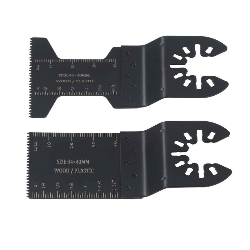 DURAFORCE 15Pcs 1-3/8" & 15Pcs 1-3/4" Bi-Metal Oscillating Multi Tool Saw Blades Set 30Pcs
