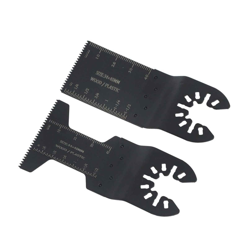 DURAFORCE 15Pcs 1-3/8" & 15Pcs 1-3/4" Bi-Metal Oscillating Multi Tool Saw Blades Set 30Pcs