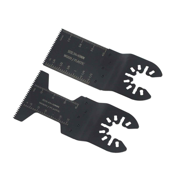 DURAFORCE 15Pcs 1-3/8" & 15Pcs 1-3/4" Bi-Metal Oscillating Multi Tool Saw Blades Set 30Pcs