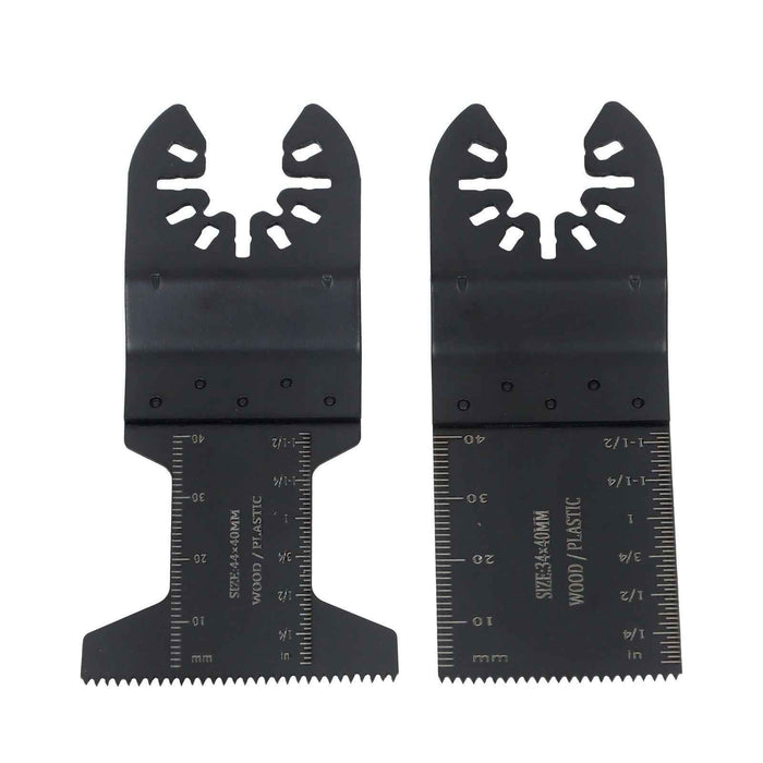 DURAFORCE 15Pcs 1-3/8" & 15Pcs 1-3/4" Bi-Metal Oscillating Multi Tool Saw Blades Set 30Pcs
